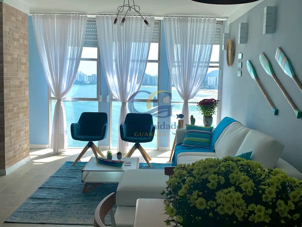 Apartamento Frente ao Mar nas Pitangueiras, Guarujá - SP