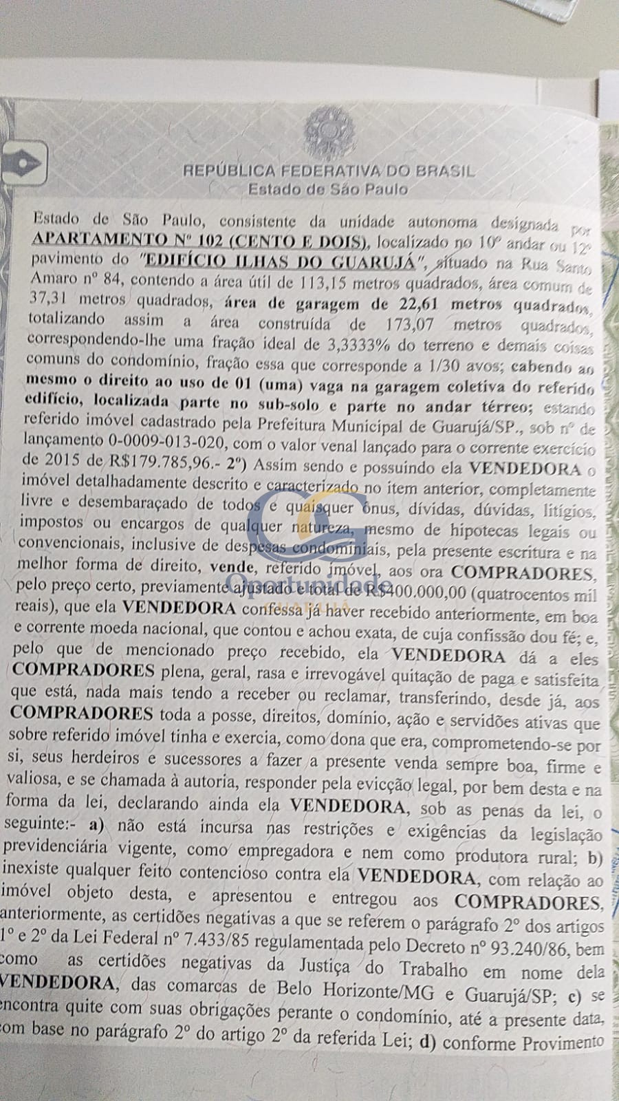 Apartamento GUARUJÁ - SP