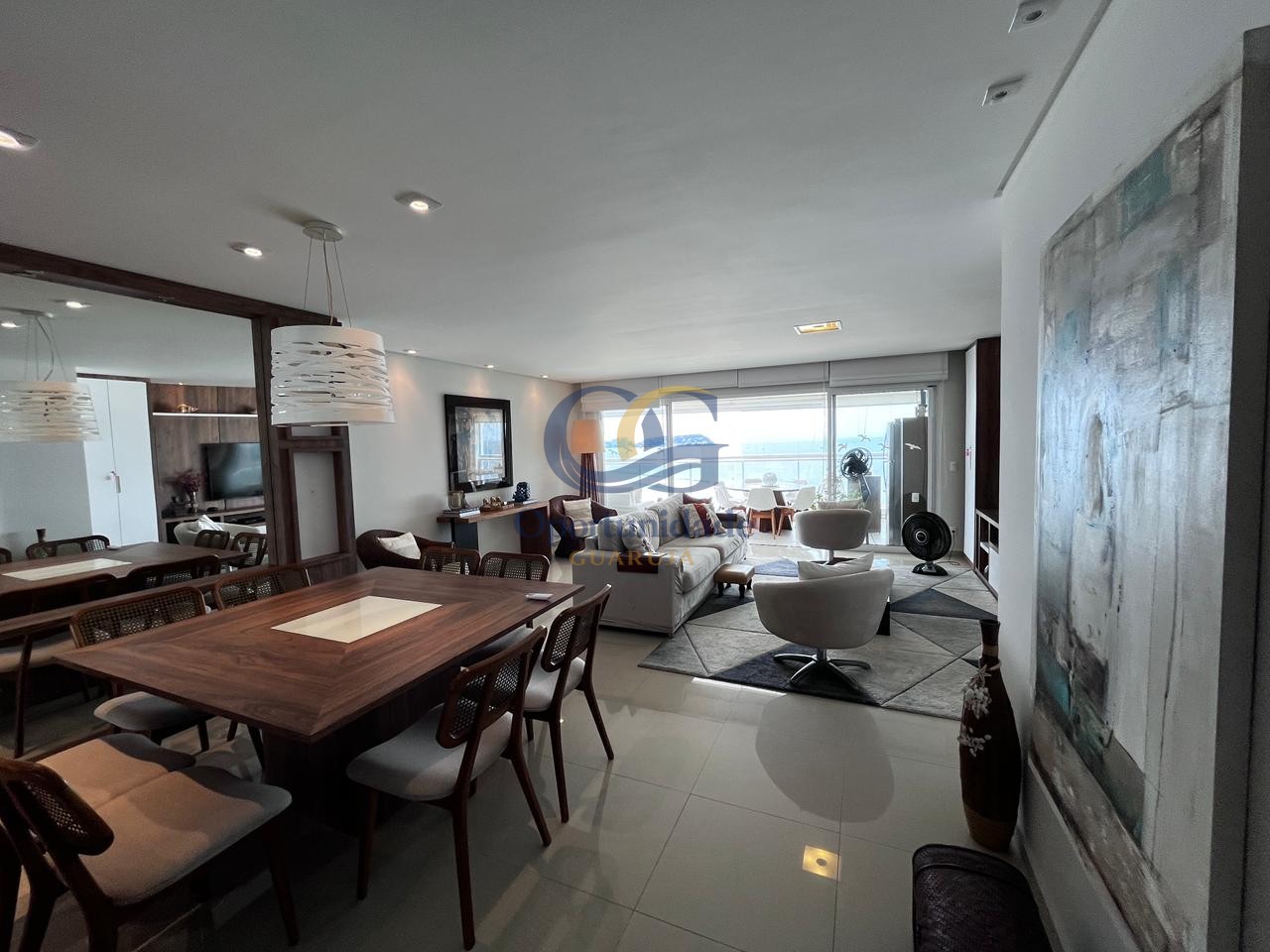 Apartamento Frente ao Mar, Praia da Enseada - GUARUJÁ - SP
