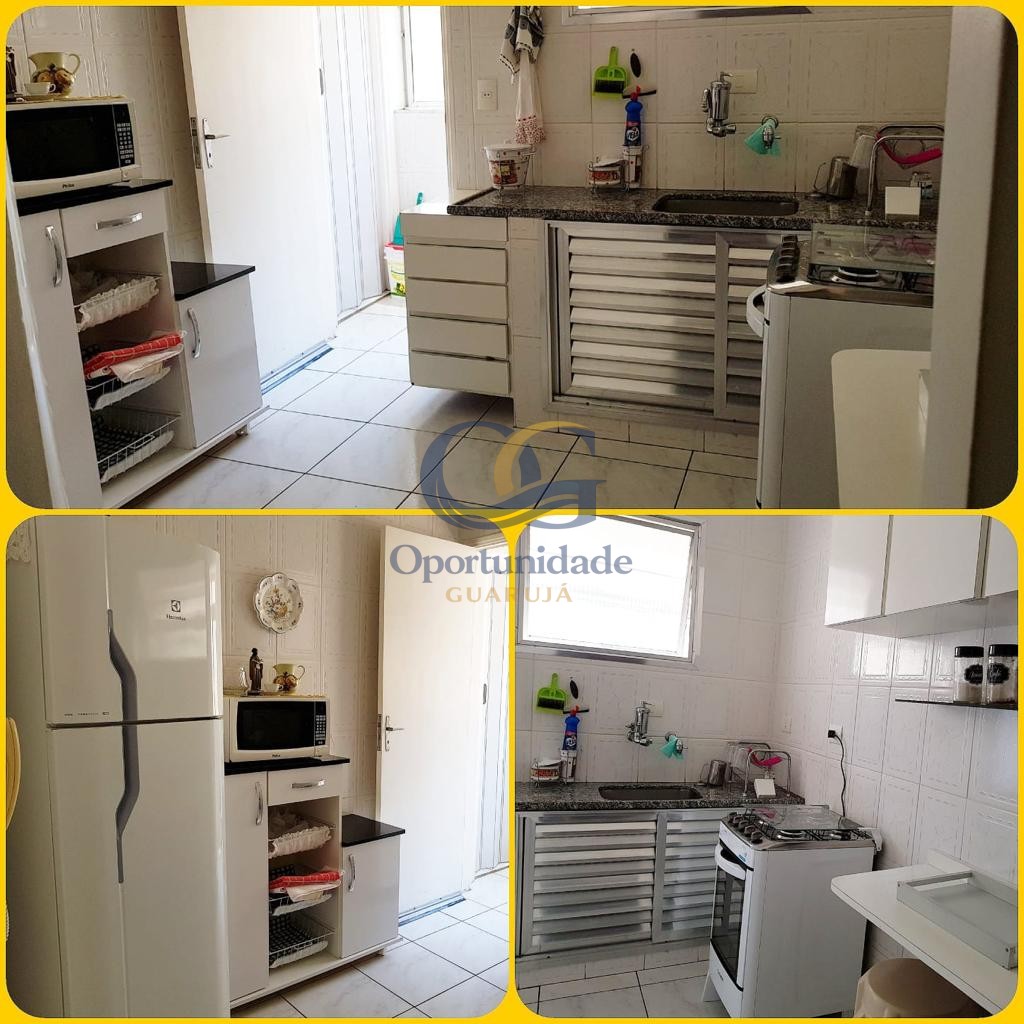 Apartamento na Praia do Tombo,  Astúrias - Guarujá - SP