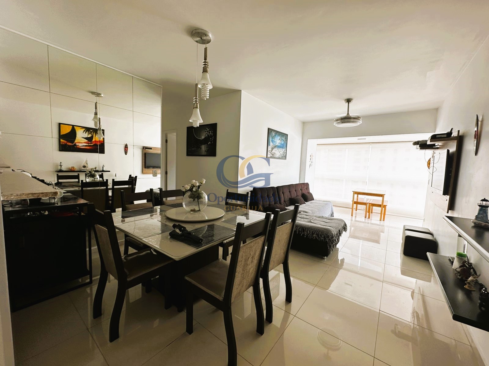 Apartamento Frente ao Mar, Astúrias, Guarujá - SP